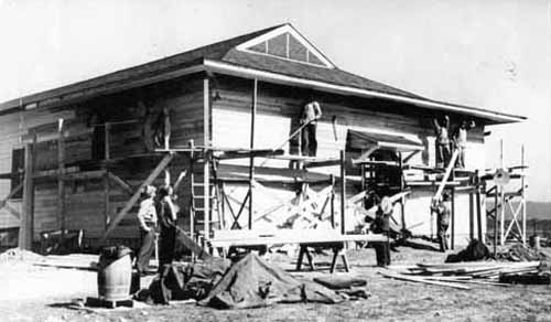 Actual construction on the first permanent buildings at Huntsville Arsenal began September 2, 1941.